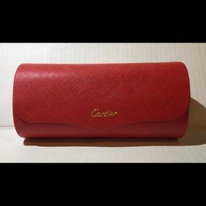 Cartier Red Sunglasses Case